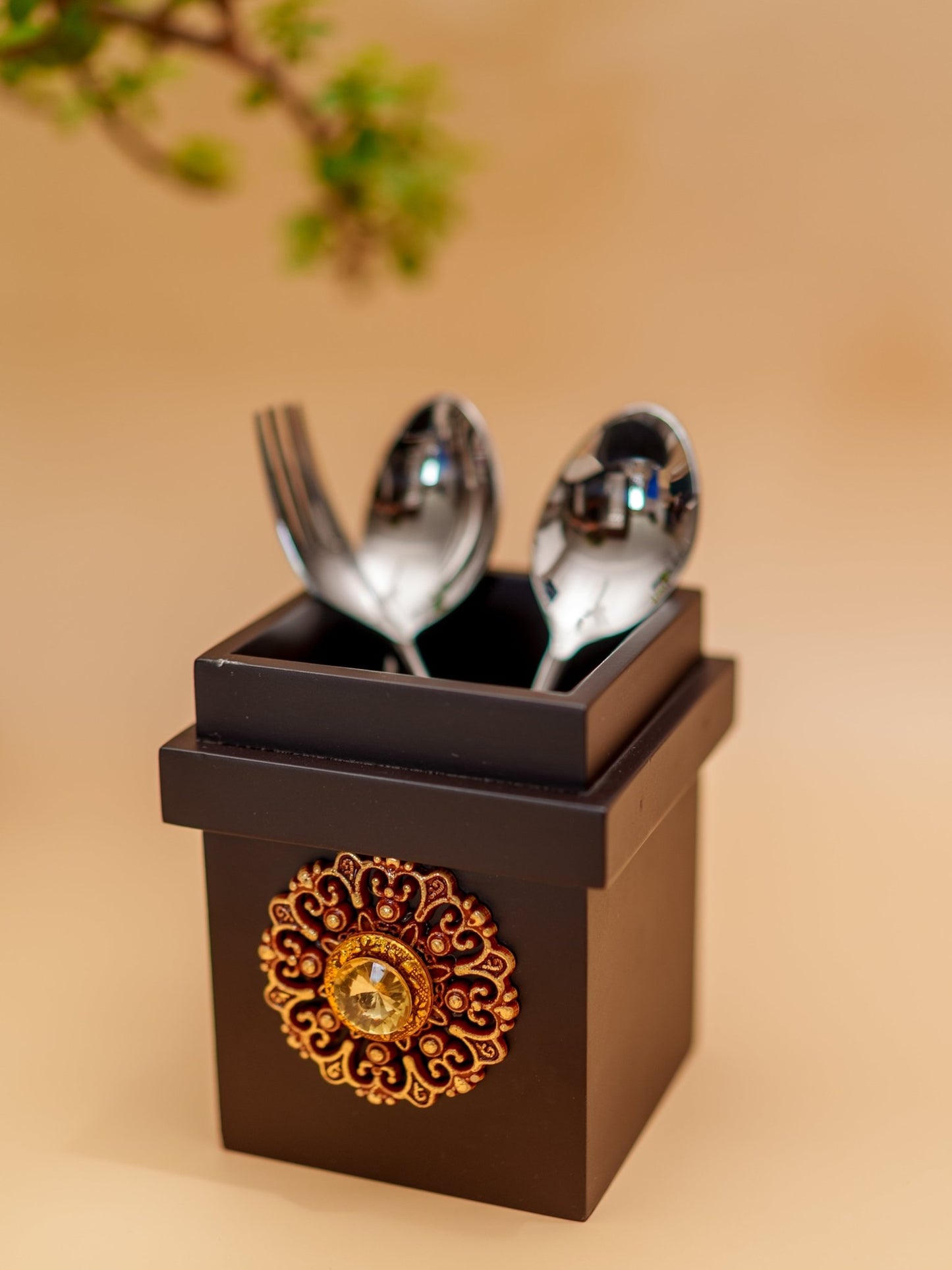 Timeless Elegance - Cutlery Holder - Chitra Goenka Crafts & Creations