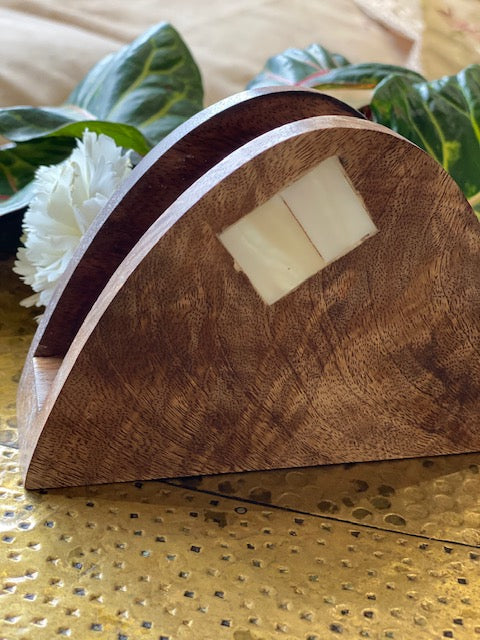 Wooden Tissue Stand for Kitchen and Home