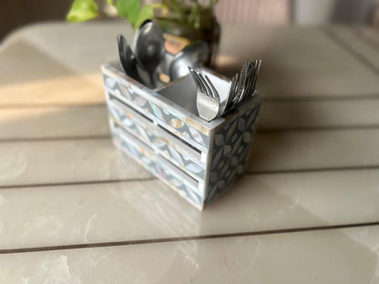 Ethereal - Mother of Pearl - Duo Cutlery Holder