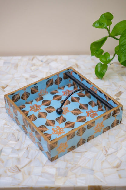 Artistic Weight Tissue Holder - 001 - Chitra Goenka Crafts & Creations