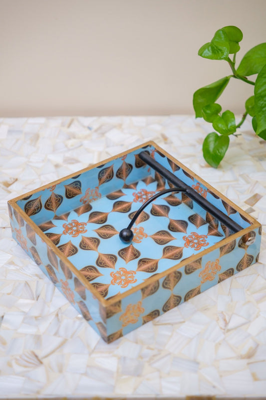 Artistic Weight Tissue Holder - 001 - Chitra Goenka Crafts & Creations