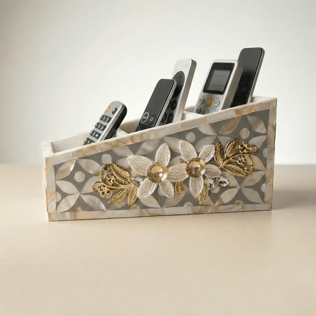 Designer Ethereal - Mother of Pearl - Remote Stand - Chitra Goenka Crafts & Creations
