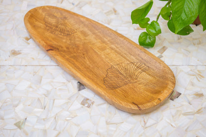 Ginkgo Luxe Elongated Platter - Chitra Goenka Crafts & Creations