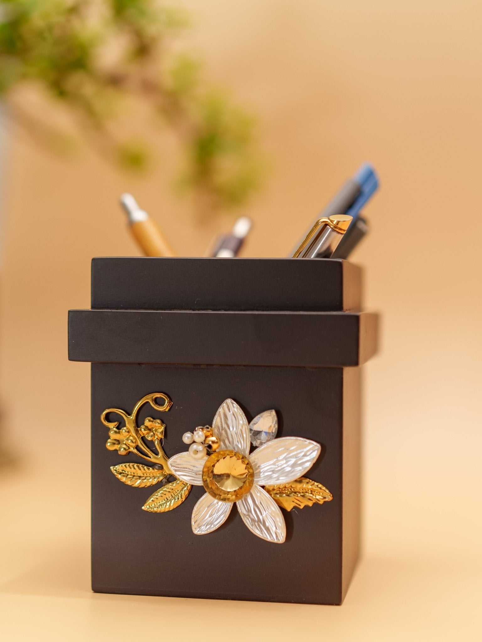 Royal Blossom - Cutlery Holder - Chitra Goenka Crafts & Creations