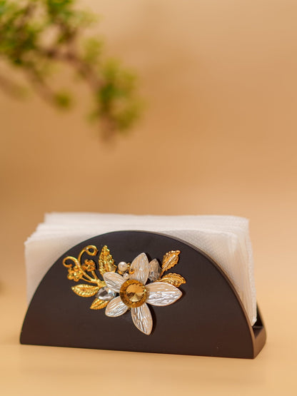 Royal Blossom - Tissue Stand - Chitra Goenka Crafts & Creations