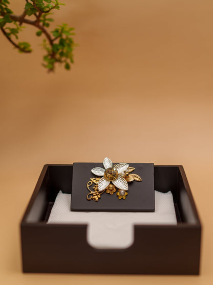 Royal Blossom - Weight Tissue Holder - Chitra Goenka Crafts & Creations