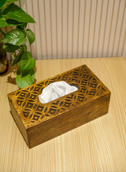 Royal Floral - Tissue Box - Chitra Goenka Crafts & Creations