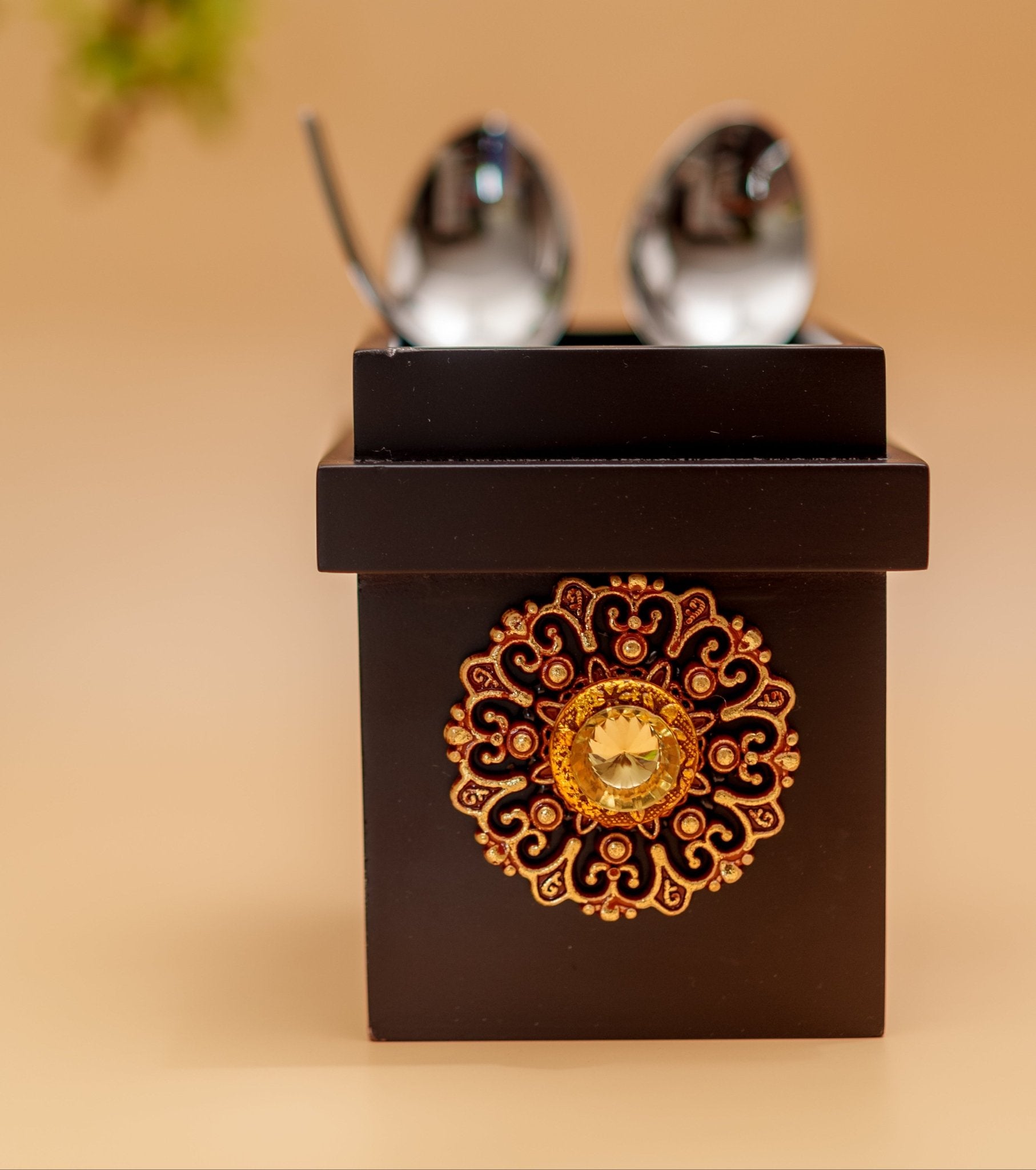 Timeless Elegance - Cutlery Holder - Chitra Goenka Crafts & Creations