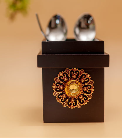 Timeless Elegance - Cutlery Holder - Chitra Goenka Crafts & Creations