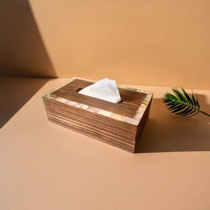 Wooden Tissue Box (21cmx12cmx7cm) - Chitra Goenka Crafts & Creations