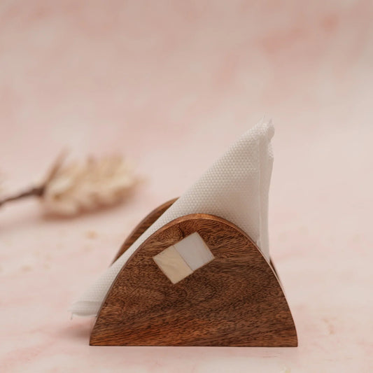Wooden Tissue Stand for Kitchen and Home - Chitra Goenka Crafts & Creations